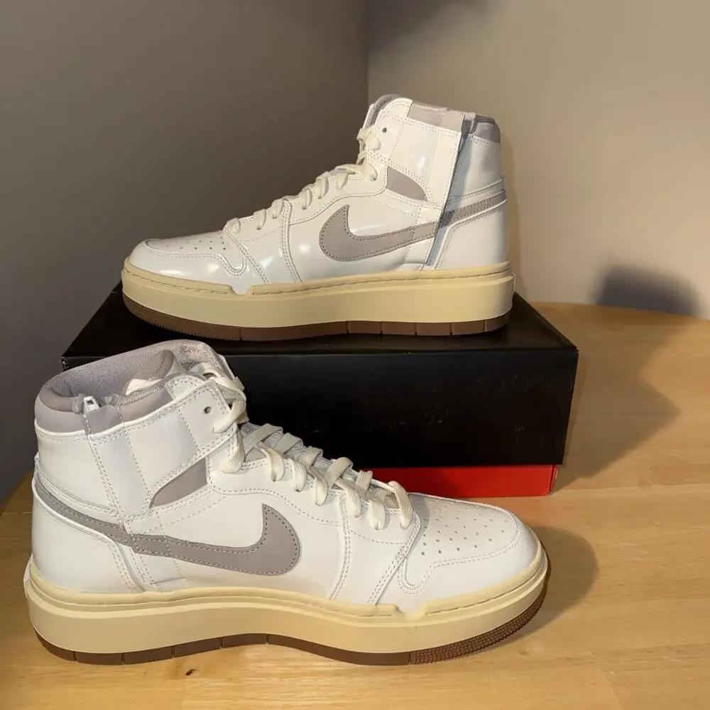 Size 12 - Nike Air Jordan 1 Elevate High SE Sail Pale Gum Brown DZ3744 100